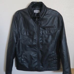 Men’s Kenneth Cole black Leather Jacket